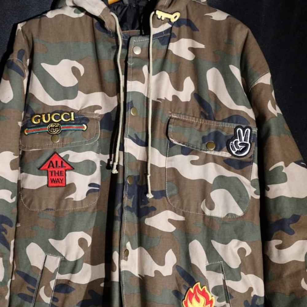 Patchwork Men's Custom Camo Jacket